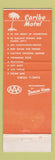 Matchbook Cover - Caribe Motel Homestead FL