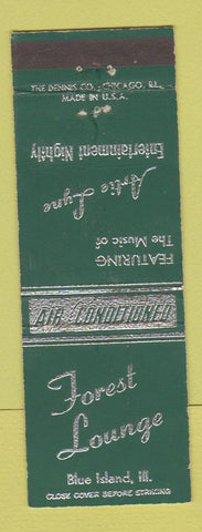 Matchbook Cover - Forest Lounge Blue Island IL
