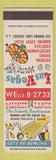 Matchbook Cover - Market 64 Bowling Lanes Syosset LI NY SAMPLE