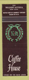 Matchbook Cover - Waldorf Astoria Hotel Coffee House New York City SAMPLE