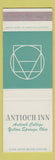 Matchbook Cover - Antioch Inn Antioch College Yellow Springs OH SAMPLE