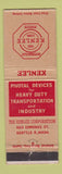 Matchbook Cover - Kenlee Pivotal Devices Hydraulic Seattle WA WEAR
