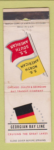 Matchbook Cover - Georgian Bay Cruise Line WEAR