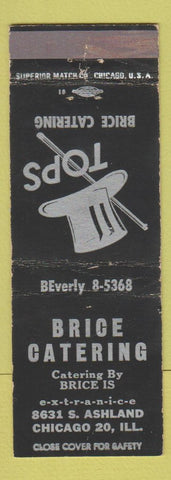 Matchbook Cover - Brice Catering Chicago IL WEAR