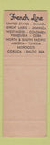 Matchbook Cover - French Line Ile De France Cruise? SAMPLE