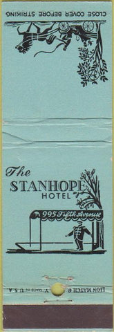 Matchbook Cover - Stanhope Hotel