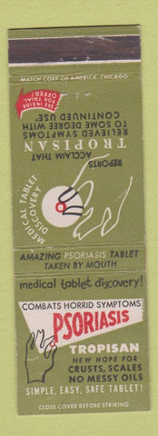 Matchbook Cover - Psoriasis Tropisan Tablet