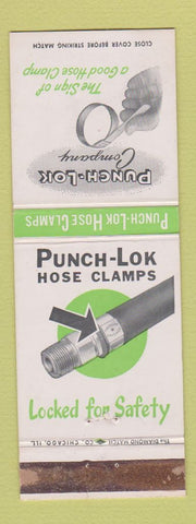 Matchbook Cover - Punch Lok Hose Clamp Chicago IL