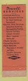 Matchbook Cover - Dowell Service Chemical