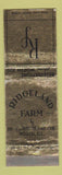 Matchbook Cover - Ridgeland Farm Worth IL WORN