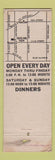 Matchbook Cover - Ridgeland Farm Worth IL WORN