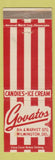 Matchbook Cover - Govatos Candy Ice Cream Wilmington DE