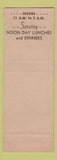 Matchbook Cover - Yolanda's Restaurant Columbus OH SAMPLE