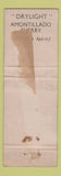 Matchbook Cover - Victoria Wine London UK England WORN