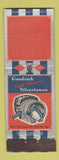 Matchbook Cover - Goodyear Silvertowns Tires WEAR