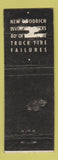 Matchbook Cover - Goodyear Silvertowns Tires WEAR