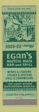 Matchbook Cover - Eagle's Nautical Beach Bar St Petersburg FL
