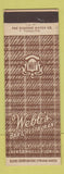 Matchbook Cover - Webb's Bar Restaurant Jacksonville FL