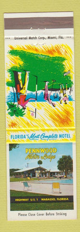 Matchbook Cover - Pennwood Motor Lodge Wabasso FL