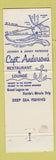 Matchbook Cover - Capt. Anderson's Restaurant Lounge Panama City FL