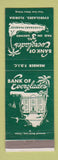 Matchbook Cover - Bank of Everglades FL