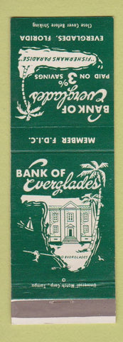 Matchbook Cover - Bank of Everglades FL