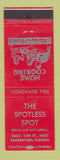 Matchbook Cover - Spotless Spot Bradenton FL restaurant