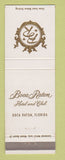 Matchbook Cover - Boca Raton Hotel Club Boca Raton FL