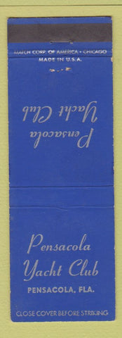 Matchbook Cover - Pensacola Yacht Club FL
