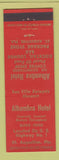 Matchbook Cover - Alhambra Hotel St Augustine FL