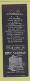 Matchbook Cover - Dixie Sherman Hotel Panama City FL