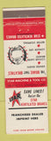 Matchbook Cover - Star Ventilated Brakes Minneapolis MN