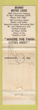 Matchbook Cover - Midway Motor Lodge Minneapolis St Paul MN