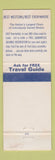 Matchbook Cover - Thunderbird Motel Minneapolis MN Best Western