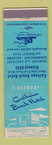 Matchbook Cover - Calhoun Beach Hotel Minneapolis MN WEAR