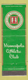 Matchbook Cover - Minneapolis MN Athletic Club WEAR