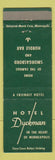 Matchbook Cover - Hotel Duckman Minneapolis MN