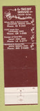 Matchbook Cover - El Dorado Drive In Hamburgers Richmond Heights Cleveland OH