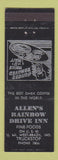 Matchbook Cover - Allen's Rainbow Drive Inn Brazil IN #1