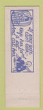 Matchbook Cover - Rainbow Drive Inn Brazil IN #2