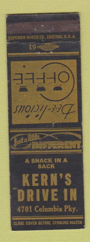 Matchbook Cover - Kern's Drive In