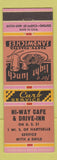 Matchbook Cover - Hi Way Cafe Drive Inn Hartselle AL