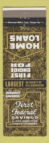 Matchbook Cover - First Federal Savings Tampa FL