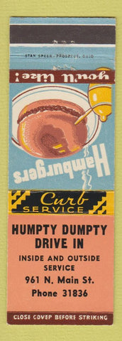 Matchbook Cover - Humpty Dumpty Drive In