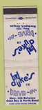 Matchbook Cover - Duke's Drive In Reedsport OR WORN
