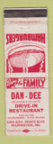 Matchbook Cover - Dan Dee Drive In Restaurant Wilmington DE WEAR