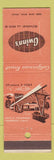Matchbook Cover - Gwinn's Restaurant Drive In Pasadena CA