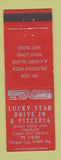 Matchbook Cover - Lucky Star Drive Inn Pizza MI