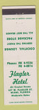 Matchbook Cover - Flagler Hotel Miami FL