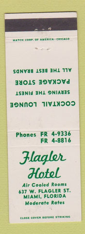 Matchbook Cover - Flagler Hotel Miami FL